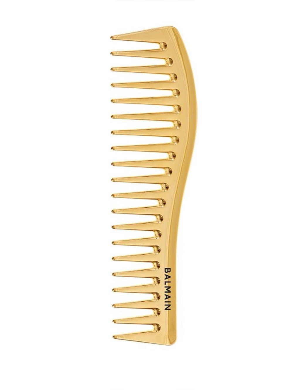 ✨ Balmain Hair 14K Gold Plated Styling Comb Luxury Hair Accessory NIB ✨